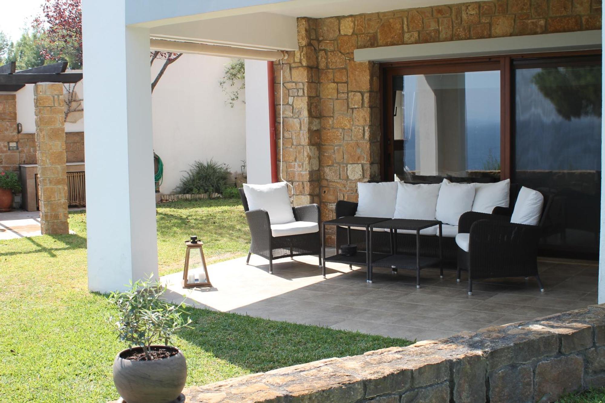 Villa The House Of Blue Áfitos Exterior foto