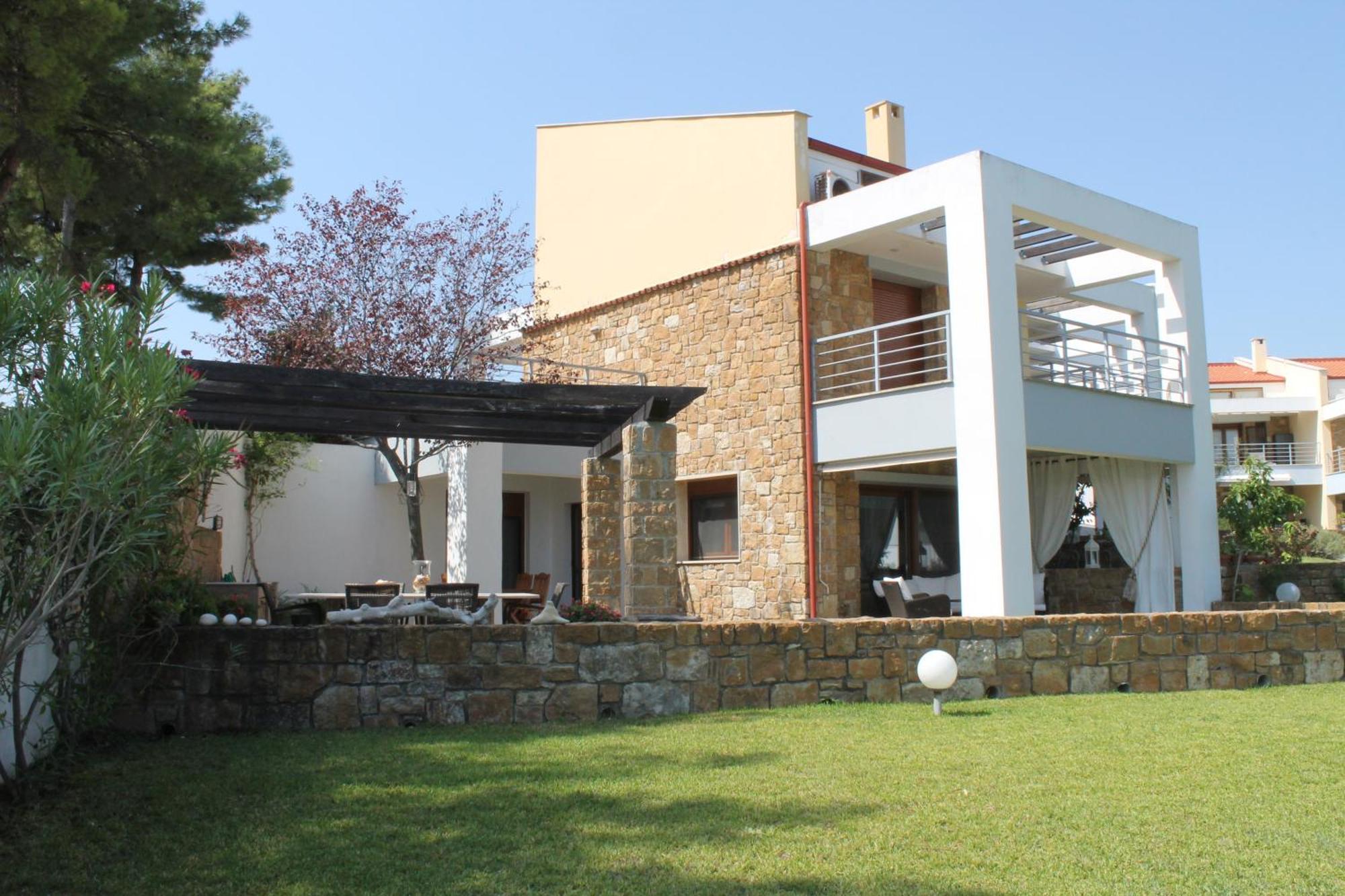 Villa The House Of Blue Áfitos Exterior foto